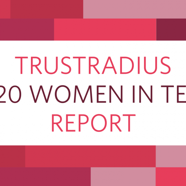 trust radius 2020 women in tech report cover